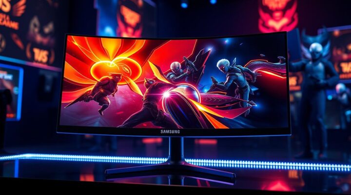 Monitor Gamer Samsung Odyssey: Qualidade de Imagem