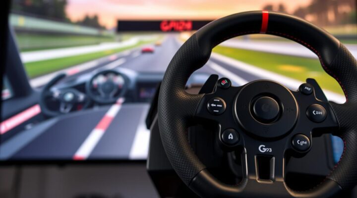 Volante Logitech G923: Realismo em Simuladores